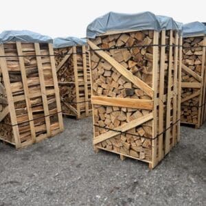 Brandhout – Gedroogd Beukenhout per krat (1,8 m³)