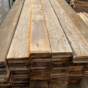 Houten planken recuperatie