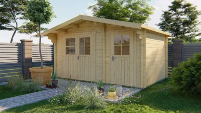 houten bijgebouw tuinhuis
